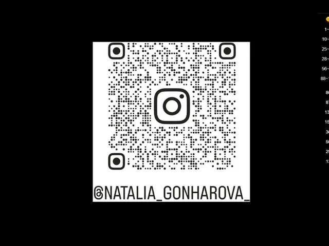 NataliGonharowa — I like it when you write me delicate things. I am crazy about the bright vibrations of my small, pink toy. 
I like to imagine how we could have fun in a private show.